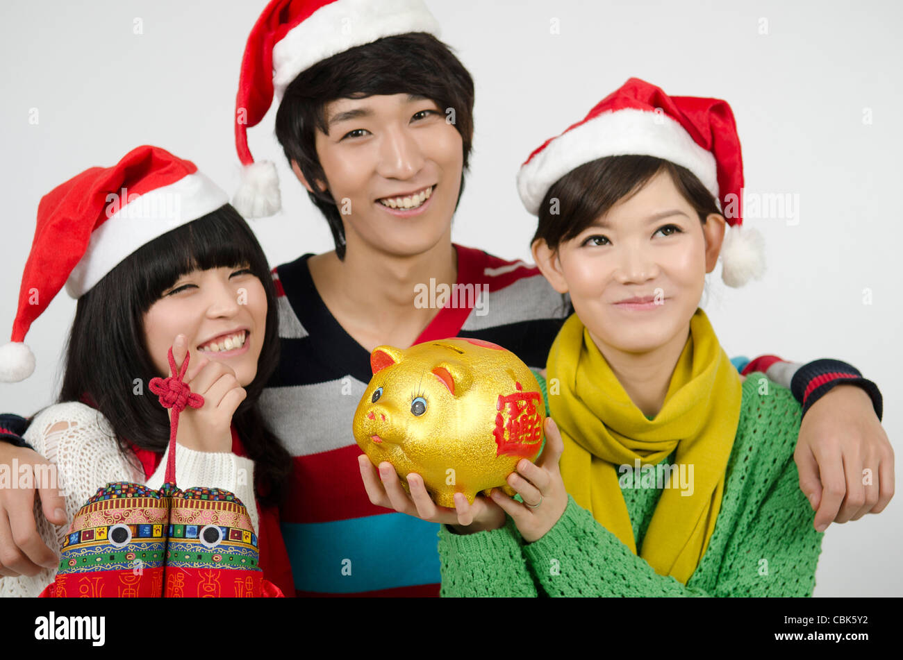 Weihnachten und Neujahr Stockfoto