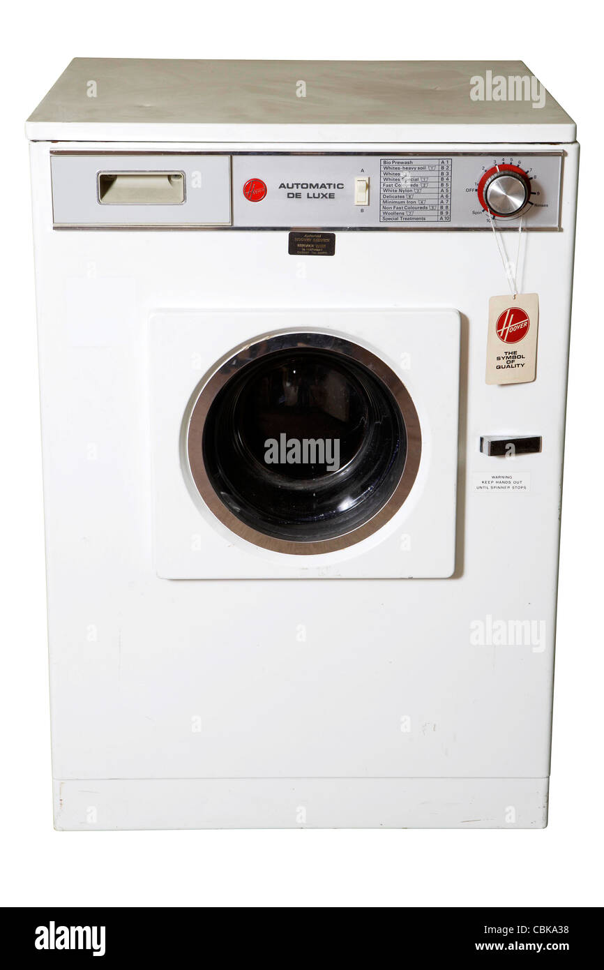 Vintage Hoover Waschmaschine Hoovermatic ausgeschnitten Stockfotografie -  Alamy