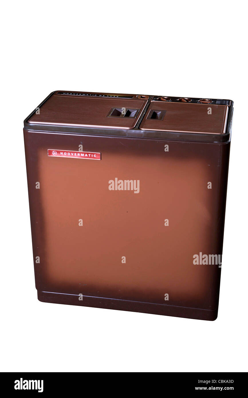 Vintage Hoover Twin Wanne Waschmaschine Ausschneiden Stockfoto