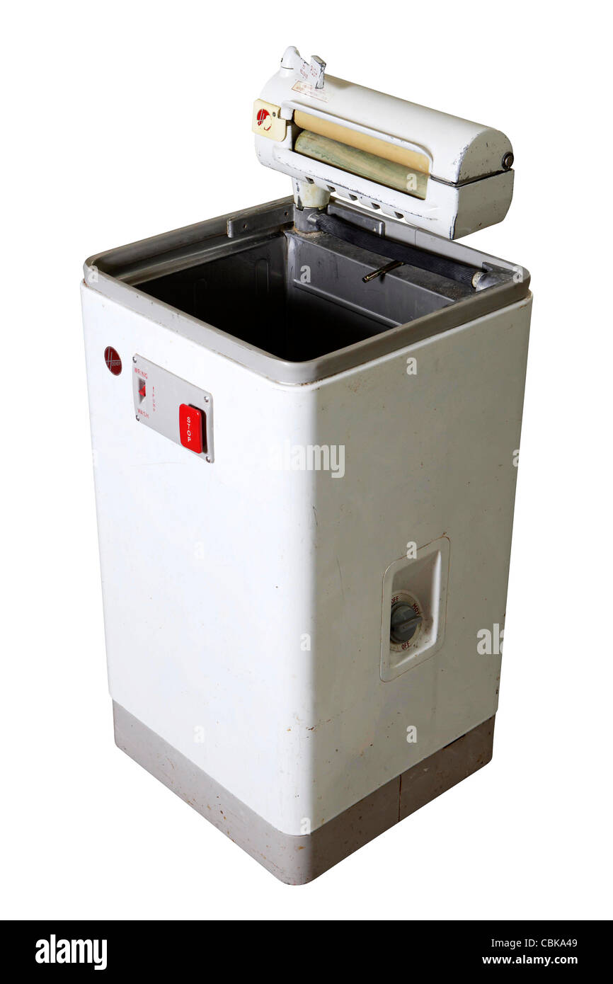 60er Jahre Hoovermatic Twin Wanne Waschmaschine Ausschneiden  Stockfotografie - Alamy