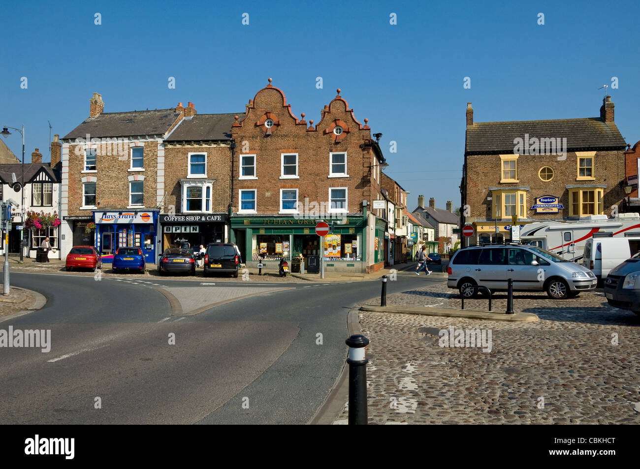 Marktplatz Thirsk North Yorkshire England UK GB Großbritannien Stockfoto