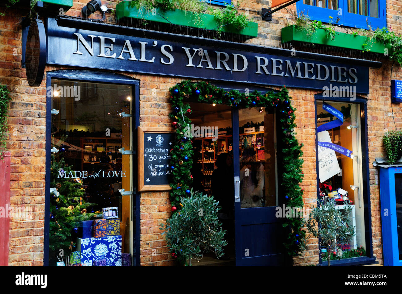 Neals Yard Remedies Shop, Neals Yard, Covent Garten, London, England, UK Stockfoto