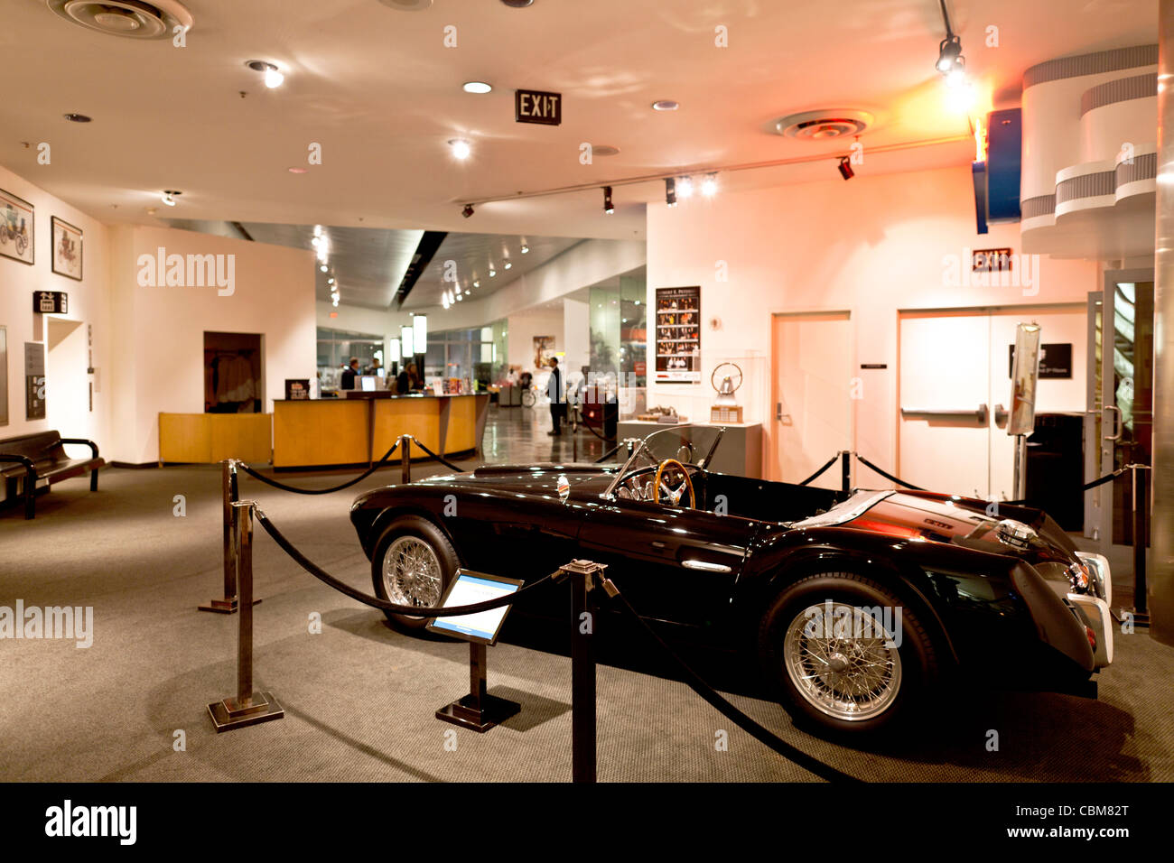 USA, California, Southern California, Los Angeles, Petersen Automotive Museum, 1952 Siata Automobil Stockfoto