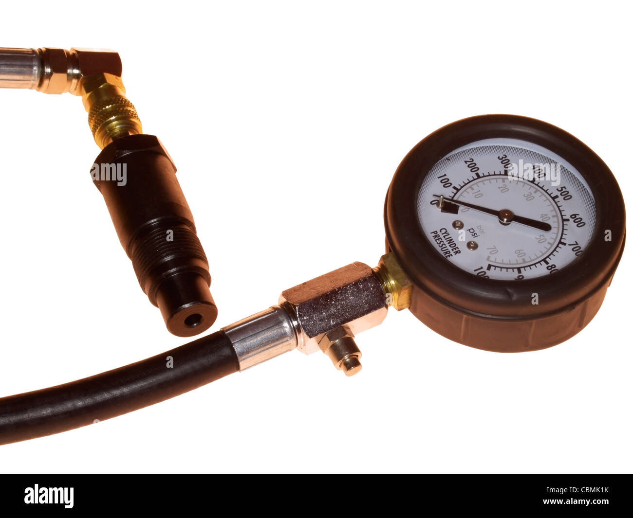 Diesel-Kompressions-tester Stockfoto