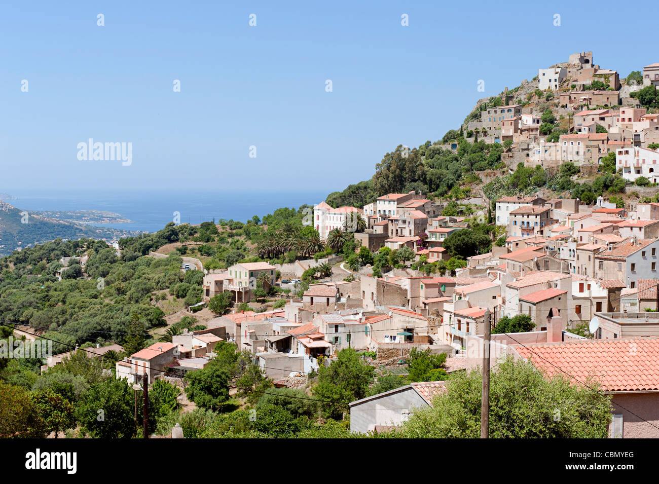 Corbara, Corsica Stockfoto