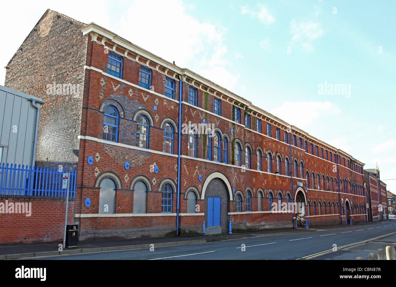 Aynsley China Keramik Werke (northern Range) auf Sutherland Straße Longton Stoke-on-Trent Stab Stockfoto