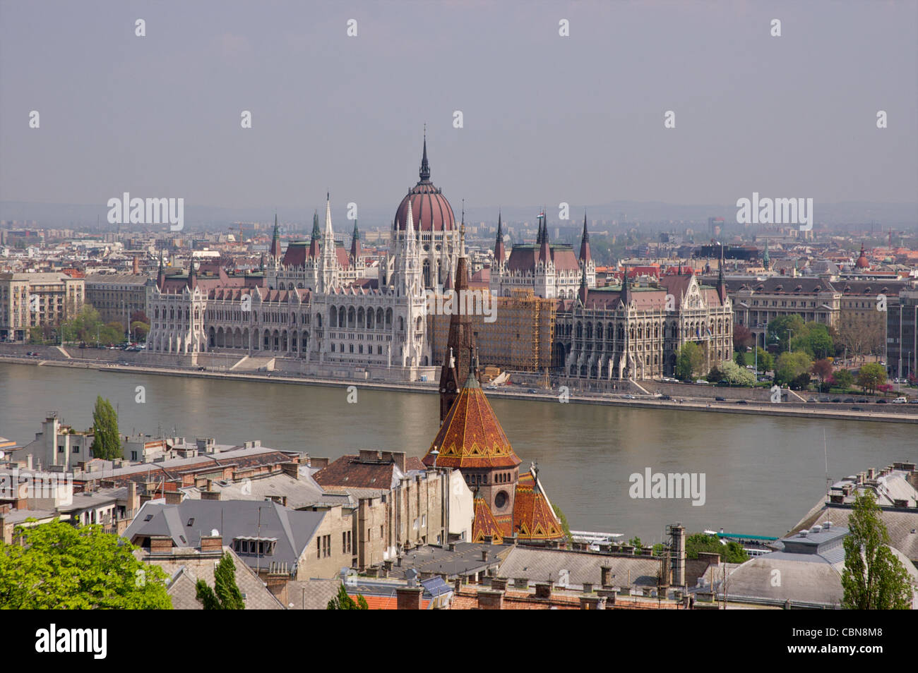 Parlamentsgebäude, Budapest, Ungarn Stockfoto