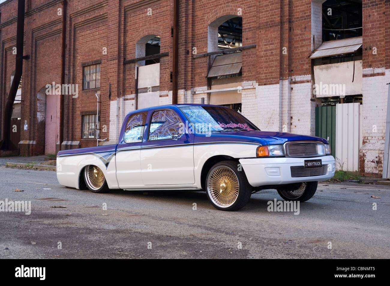 Modifizierte und kundenspezifische Mini LKW Auto oder Abholung Stockfoto