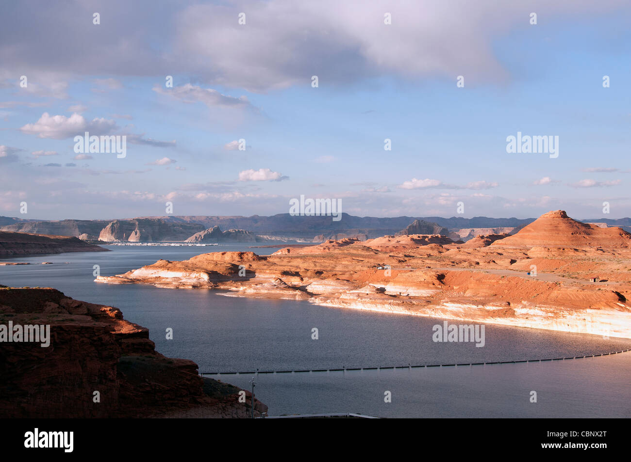 Wüste Utah, Sandsteinformationen, Lake Powell , Glenn Canyon Stockfoto