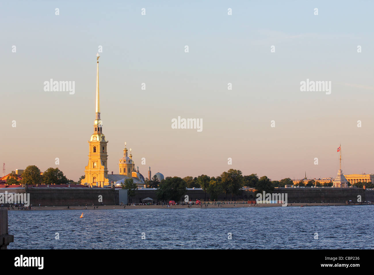 Peter-Pauls-Festung, Sankt Petersburg Stockfoto