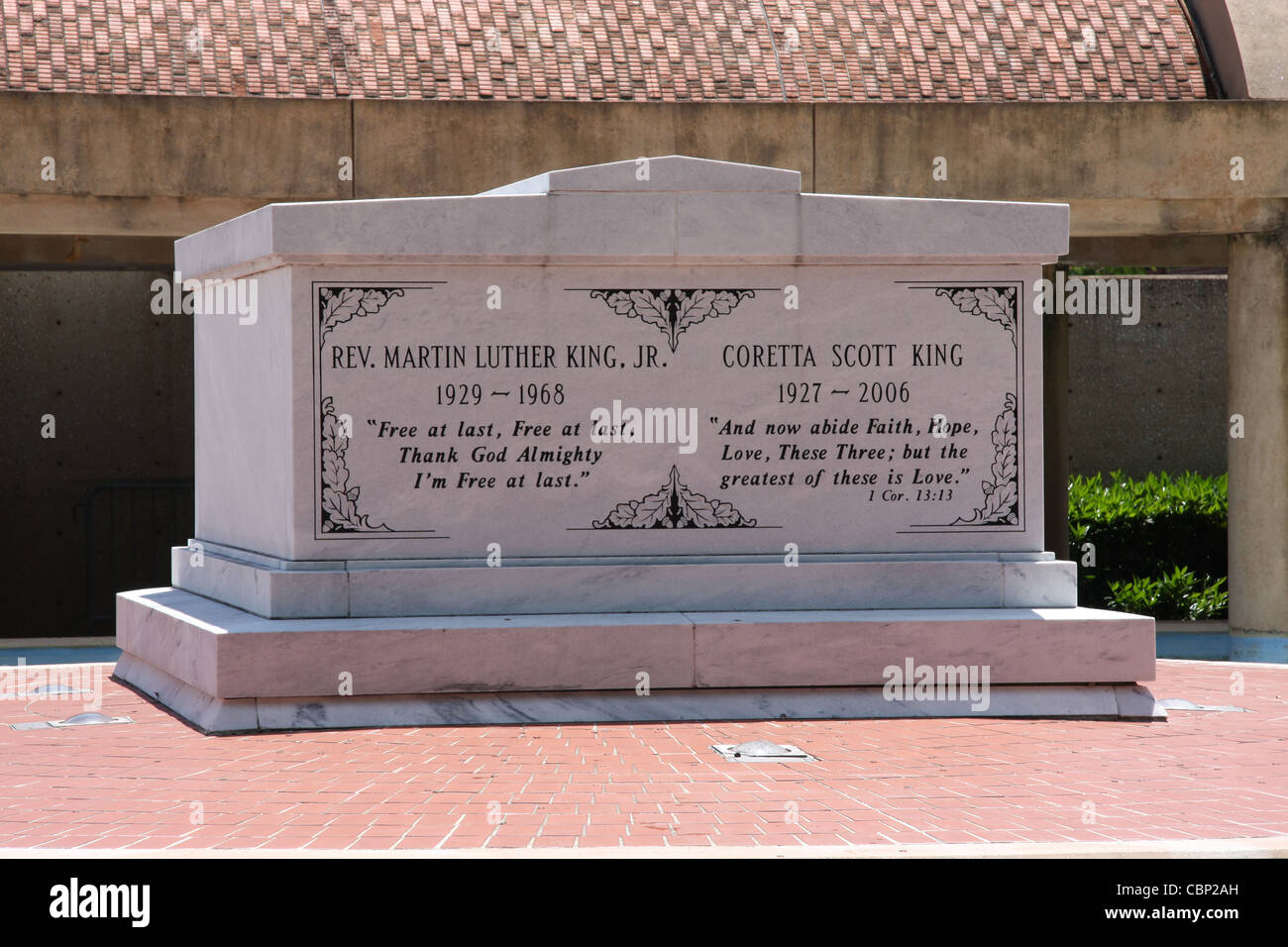 Grab von Pfarrer Martin Luther King, Jr. und Coretta Scott King King Center, Atlanta, Georgia Stockfoto