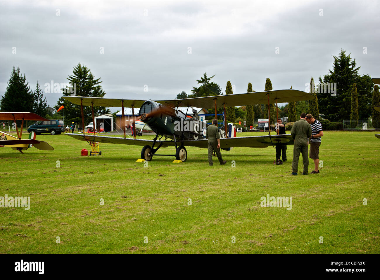 Bristol F.2b Fighter zweisitziger Aufklärer Flugzeug 1916 George Hood Aviation Museum New Zealand Sport & Vintage Aviation Society Stockfoto