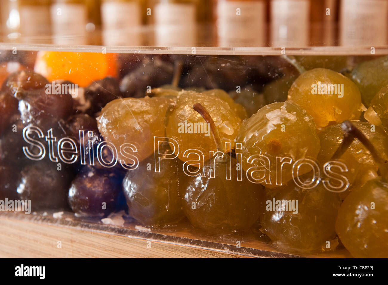 Süßigkeiten in der schicke Patisserie "Sweet Alchemie" von Stelios Parliaros in Kolonaki Bezirk von Athen Stockfoto