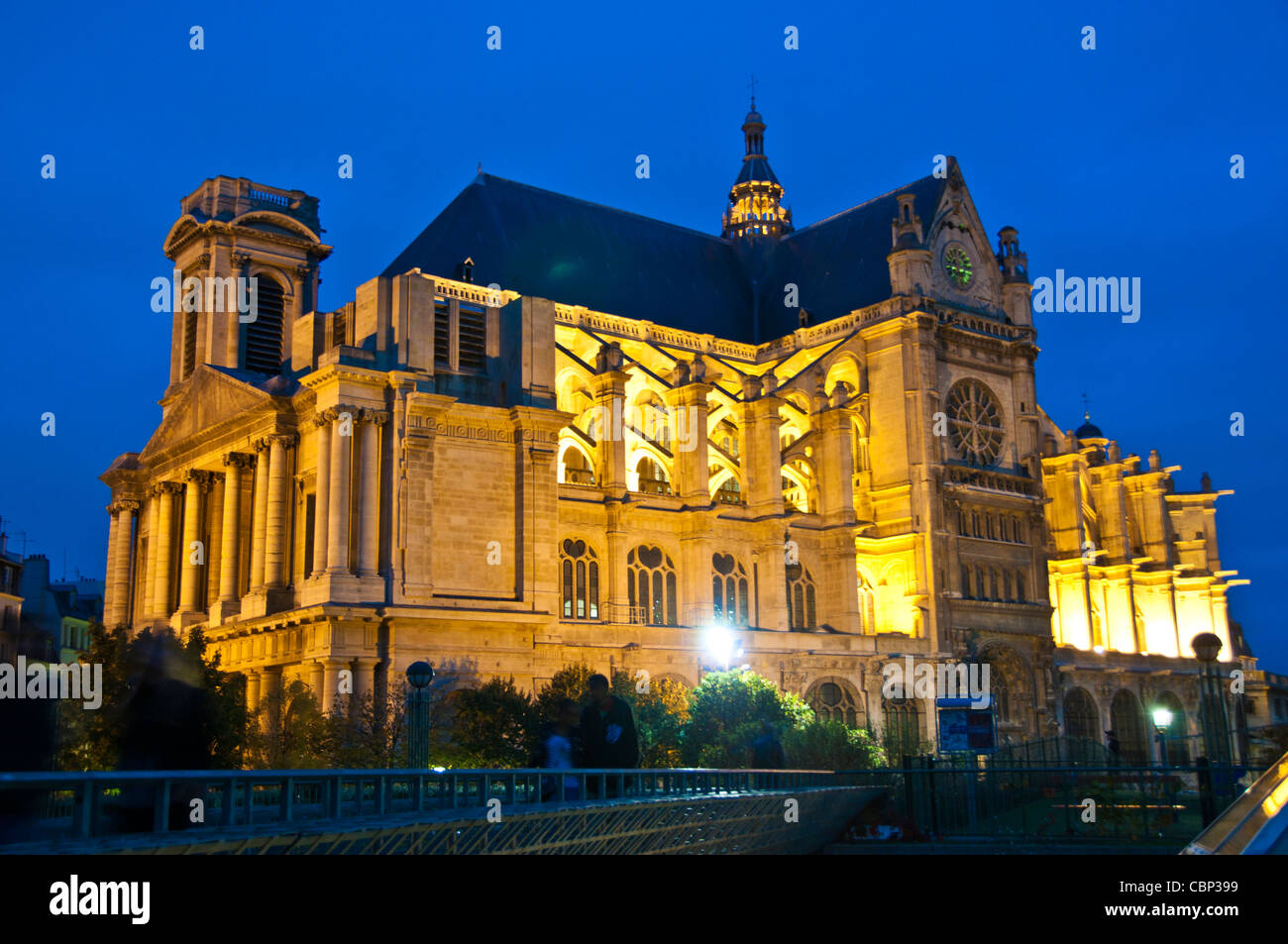 Der Kirche Saint-Eustache St. Paris Frankreich Stockfoto Der Kirche Saint-Eustache St. Paris Frankreich Stockfoto