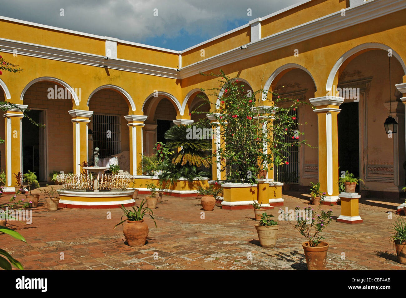 Kuba, Trinidad, städtische historische Museum (ehemals Cantero Haus 1827) Stockfoto