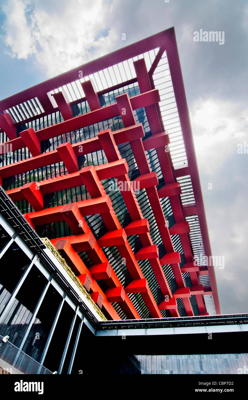 China-Pavillon auf der World Expo 2010 - Shanghai (China) Stockfoto