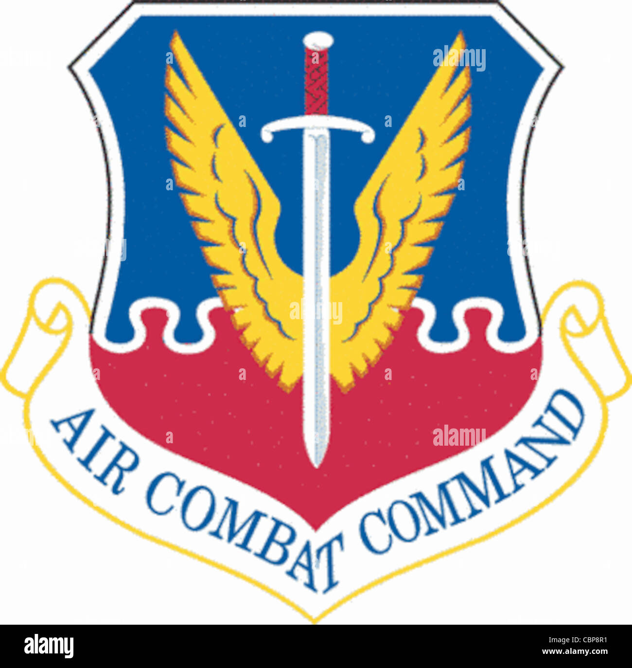 Air Combat Command Schild Stockfoto