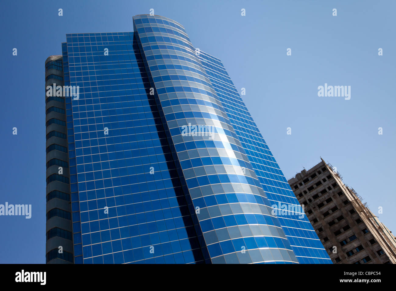 Essar House neue high-Rise Office-Entwicklung für Essar Gruppe in Mahalaxmi-Bereich von Mumbai, Indien, Zeichen der blühende indische Wirtschaft Stockfoto