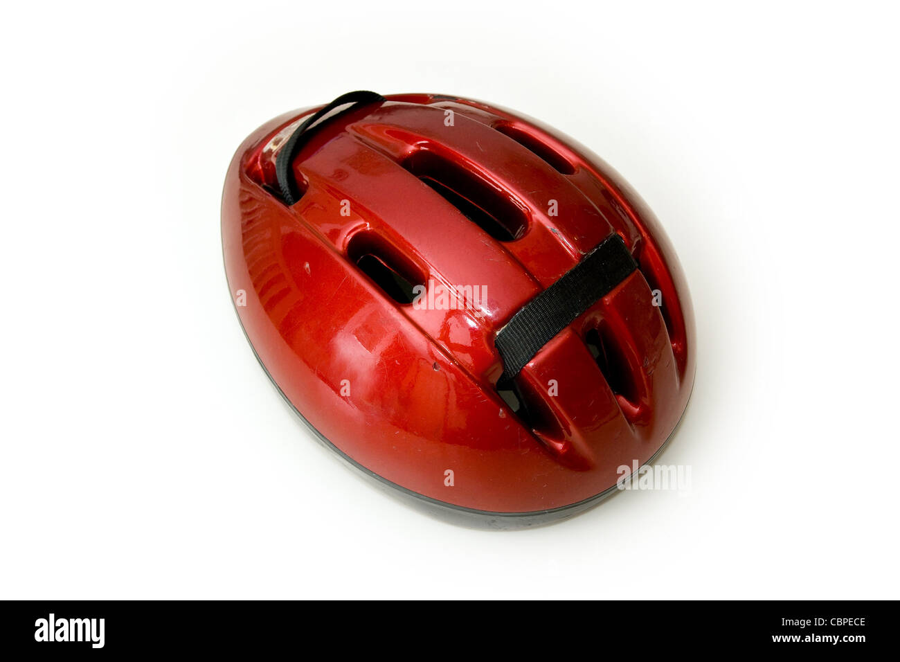 Fahrradhelm Stockfoto