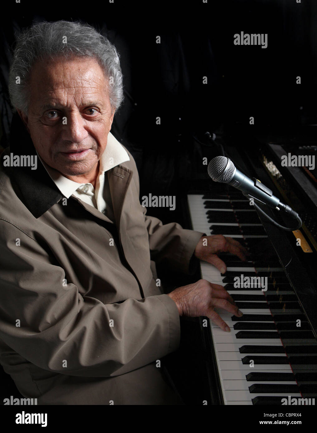 Buddy Greco uns Sänger Stockfoto