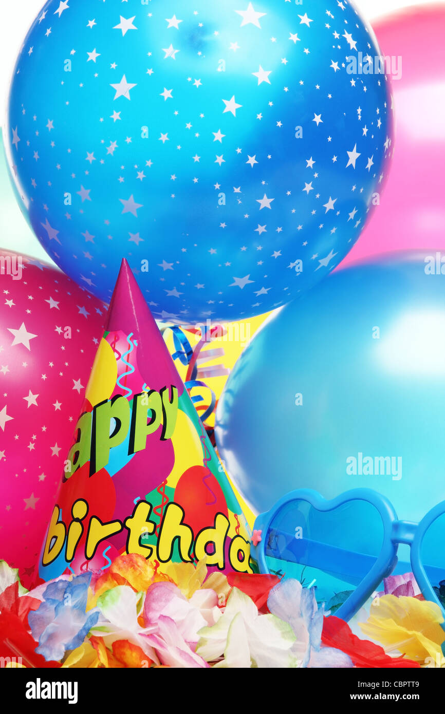 Geburtstag Partydekoration Stockfoto