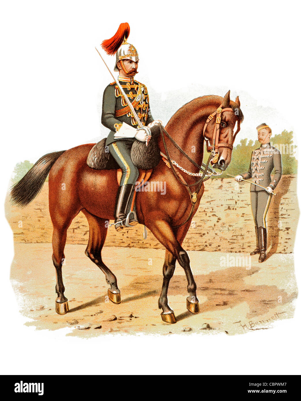 6. Kavallerie Husaren Canada Kanada montiert Reiter Pferd Husaren-Brigade liefern Transportunternehmen Stockfoto