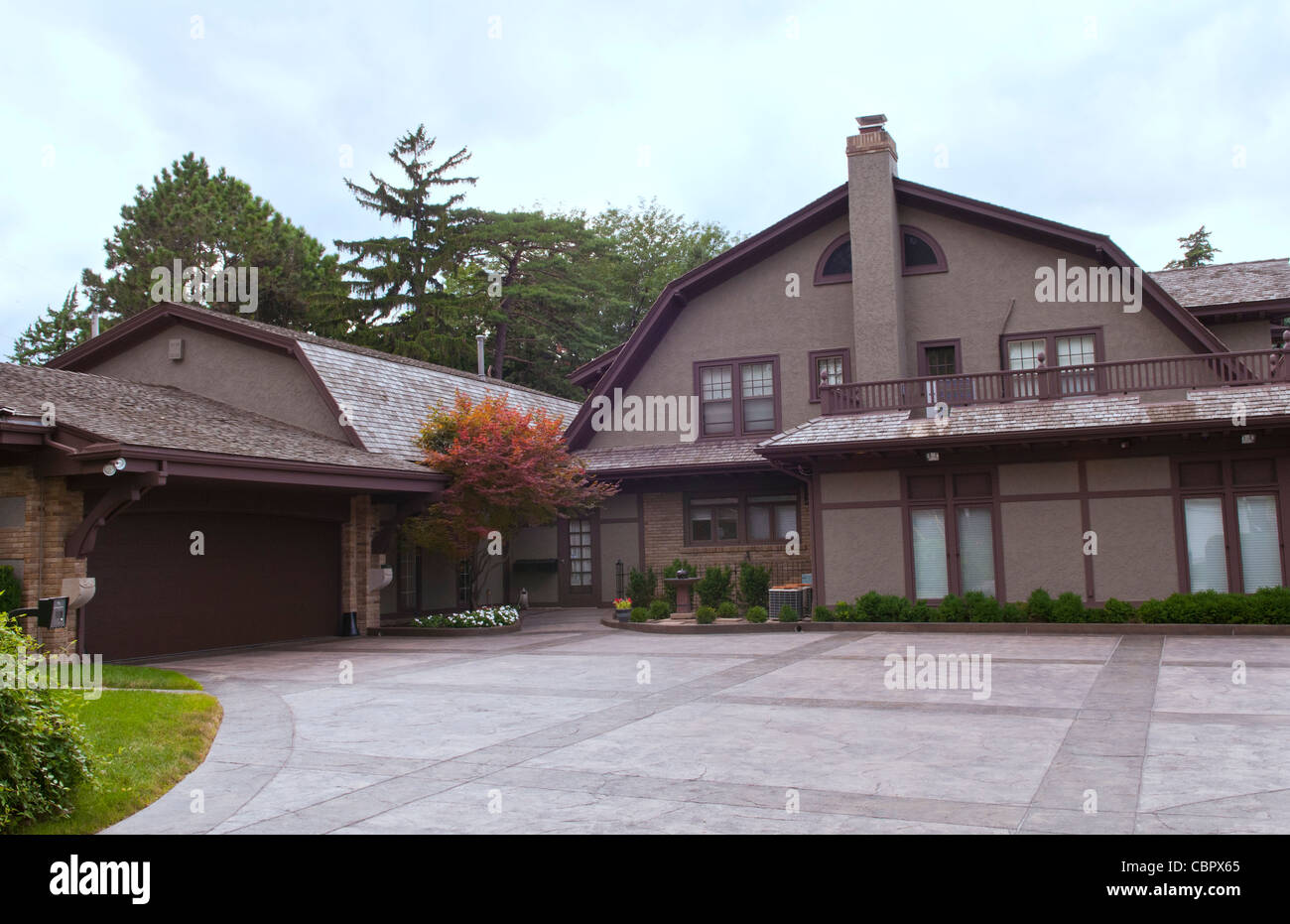 Haus von Warren Buffett in Omaha Nebraska Innenstadt zu demütigen Stockfoto