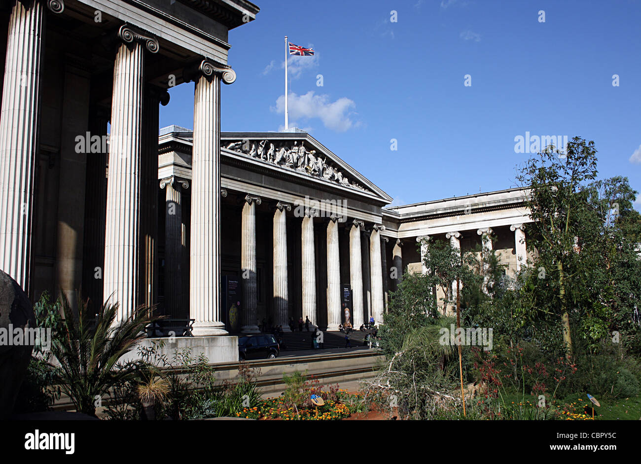 British Museum, australische Landschaft Vorplatz Stockfoto