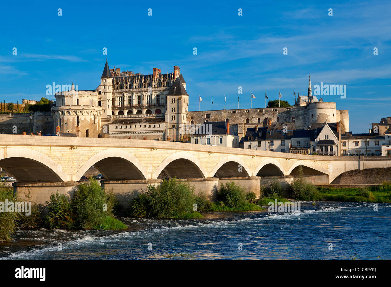 Loire-Tal, Schloss Amboise Stockfoto