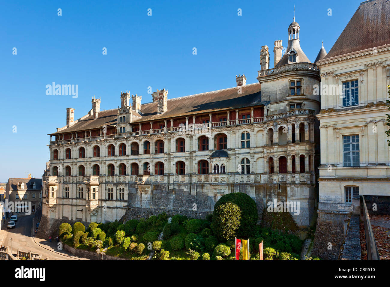 Loire-Tal, Chateau de Blois Stockfoto