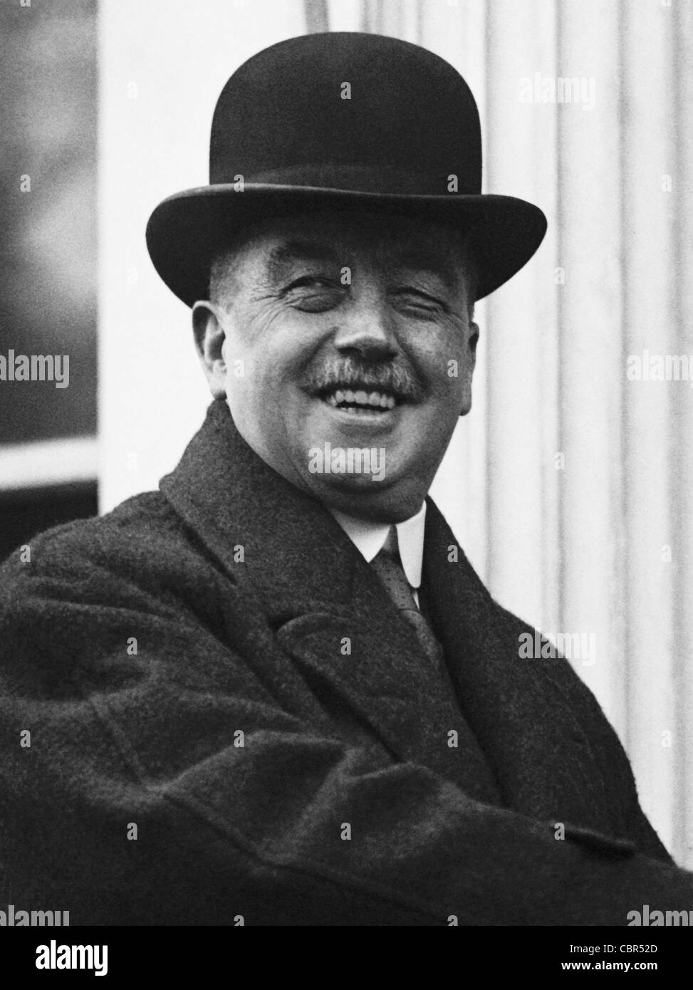 Vintage Foto der britische Labour-Politiker Arthur Henderson (1863-1935) - Gewinner des Friedensnobelpreises im Jahre 1934. Stockfoto