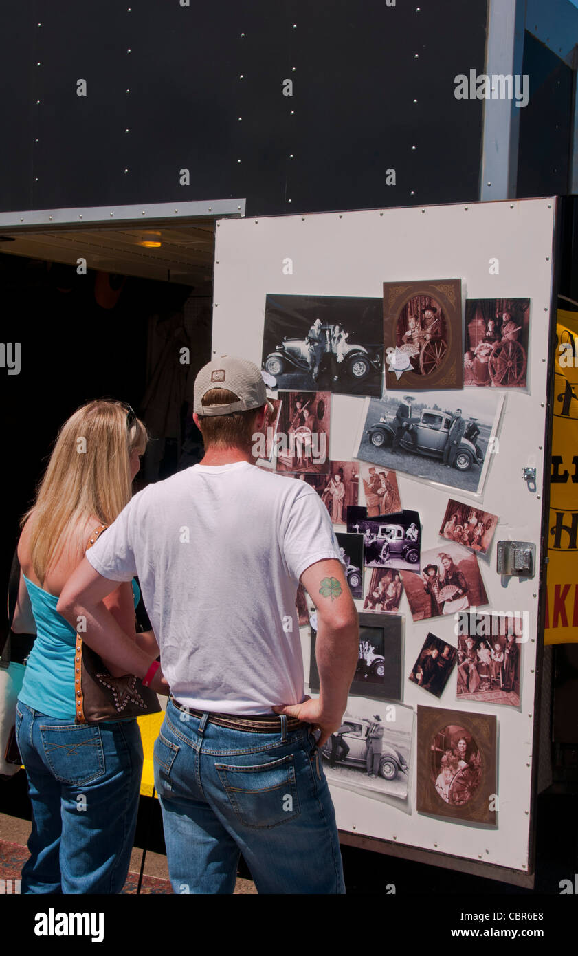 Gallatin County Fair in Bozeman Montana im Sommer alt altmodisch Foto Stockfoto