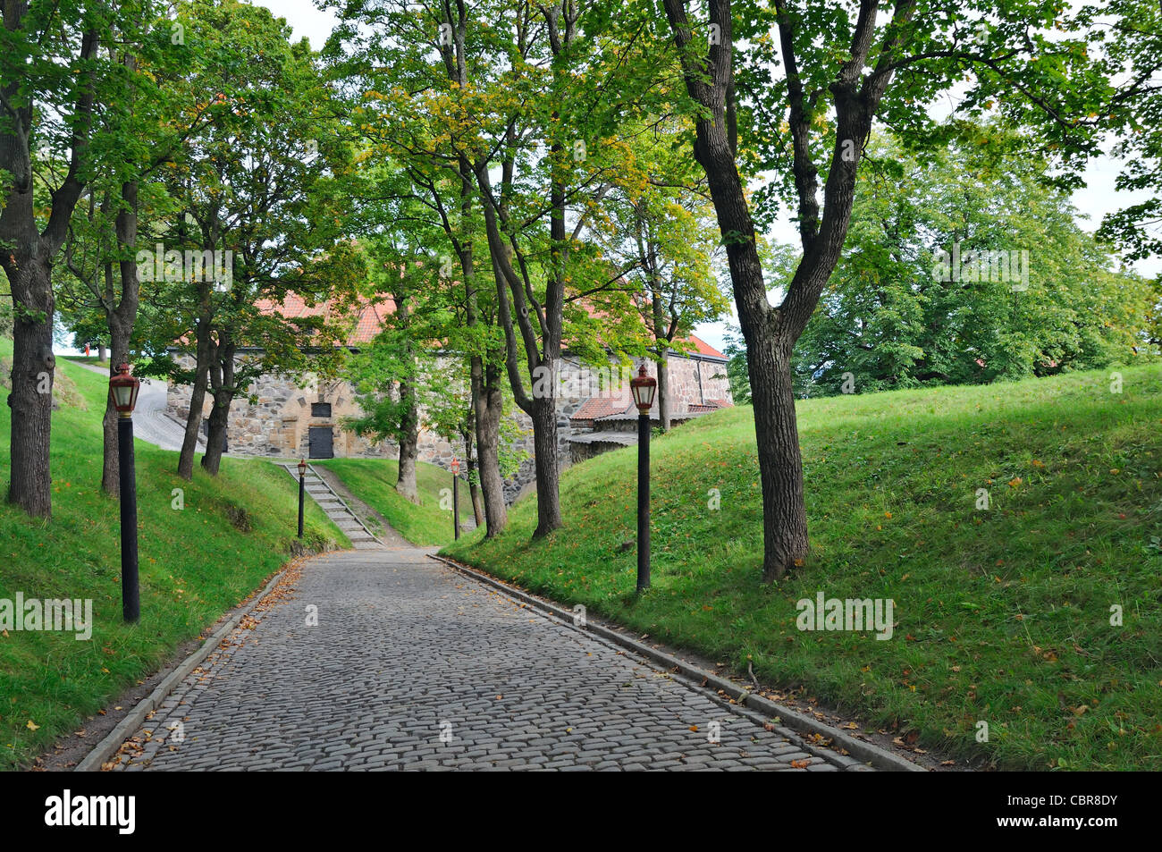 Oslo: Fragmente des historischen Erbes von Norwegen - Festung Akershus Stockfoto