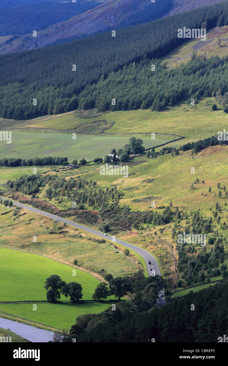 Herzen des Tweed Valley im Frühherbst, Scottish Borders Stockfoto