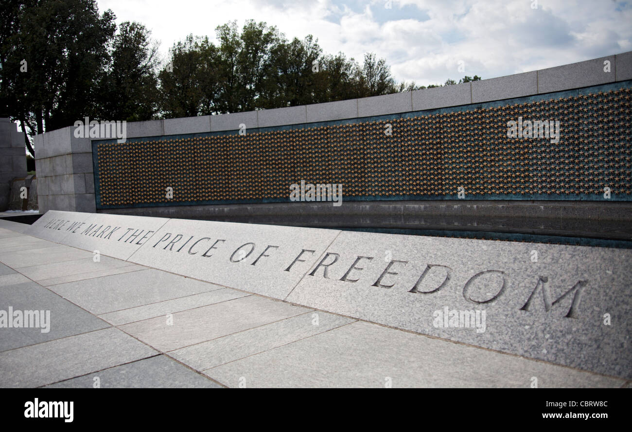 Das US National World War II Memorial Stockfoto