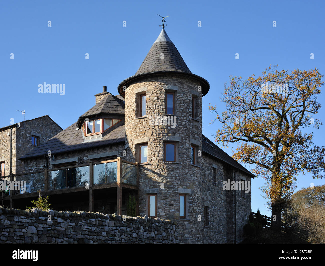 Helsfell Hall, Windermere Straße, Kendal, Cumbria, England, Vereinigtes Königreich, Europa. Stockfoto