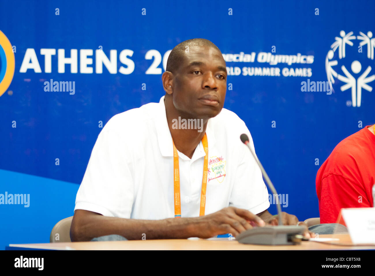 Special Olympics World Summer Games in Athen; 2011---Dirkembe Mutombo, Special Olympics Comitee Mitglied - ex-NBA-Spieler Stockfoto