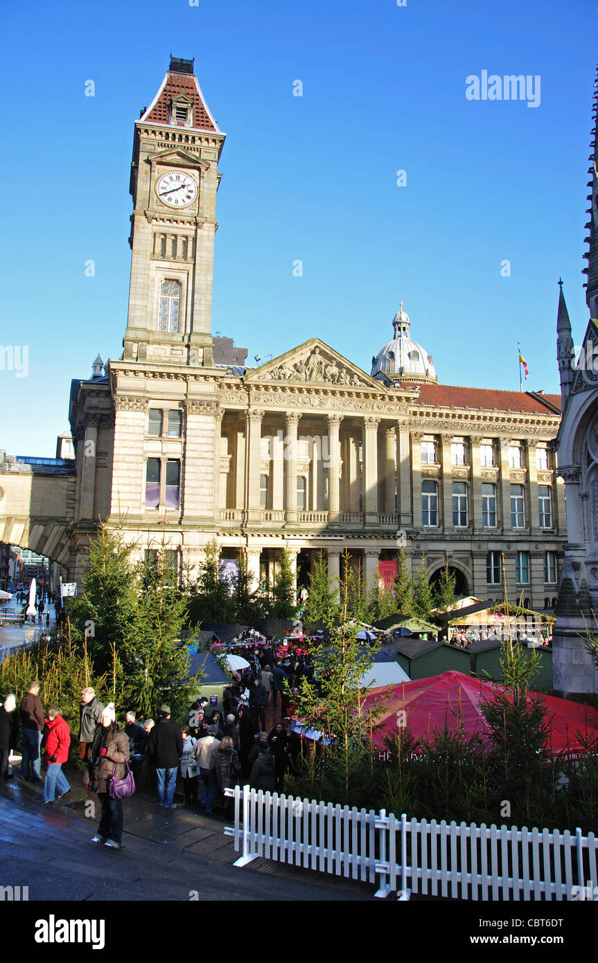 Frankfurt Christmas Market, Chamberlain Quadrat, Birmingham, West Midlands, England, Vereinigtes Königreich Stockfoto