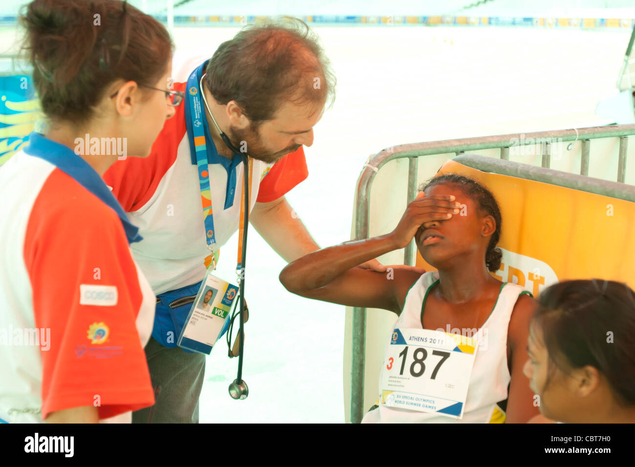 Special Olympics World Summer Games., Athen, Griechenland - Juli 2011 Stockfoto