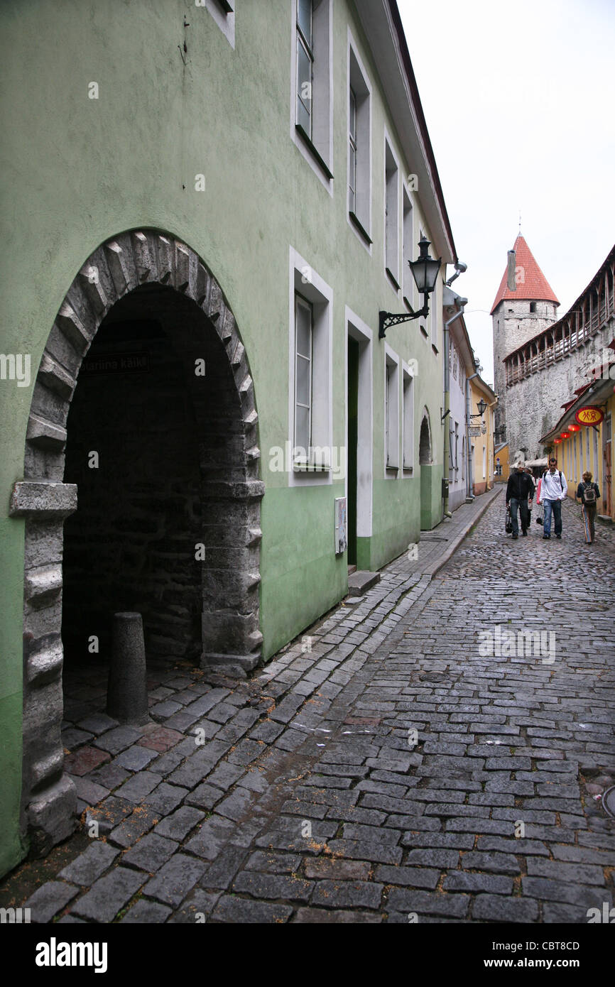 Estland, Tallinn, Altstadt. Stockfoto