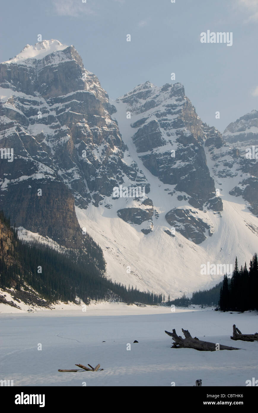 Moraine Lake, Lake Louise, Banff, Alberta, Kanada Stockfoto