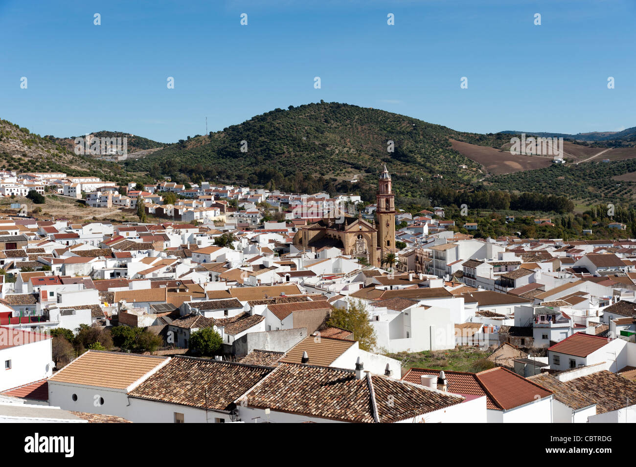 Algodonales, Andalusien, Spanien Stockfoto