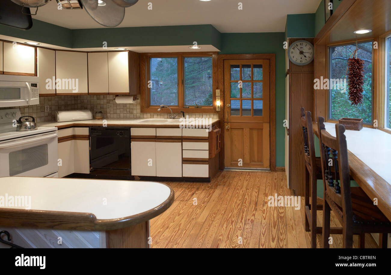 Küche zu Hause Stockfoto