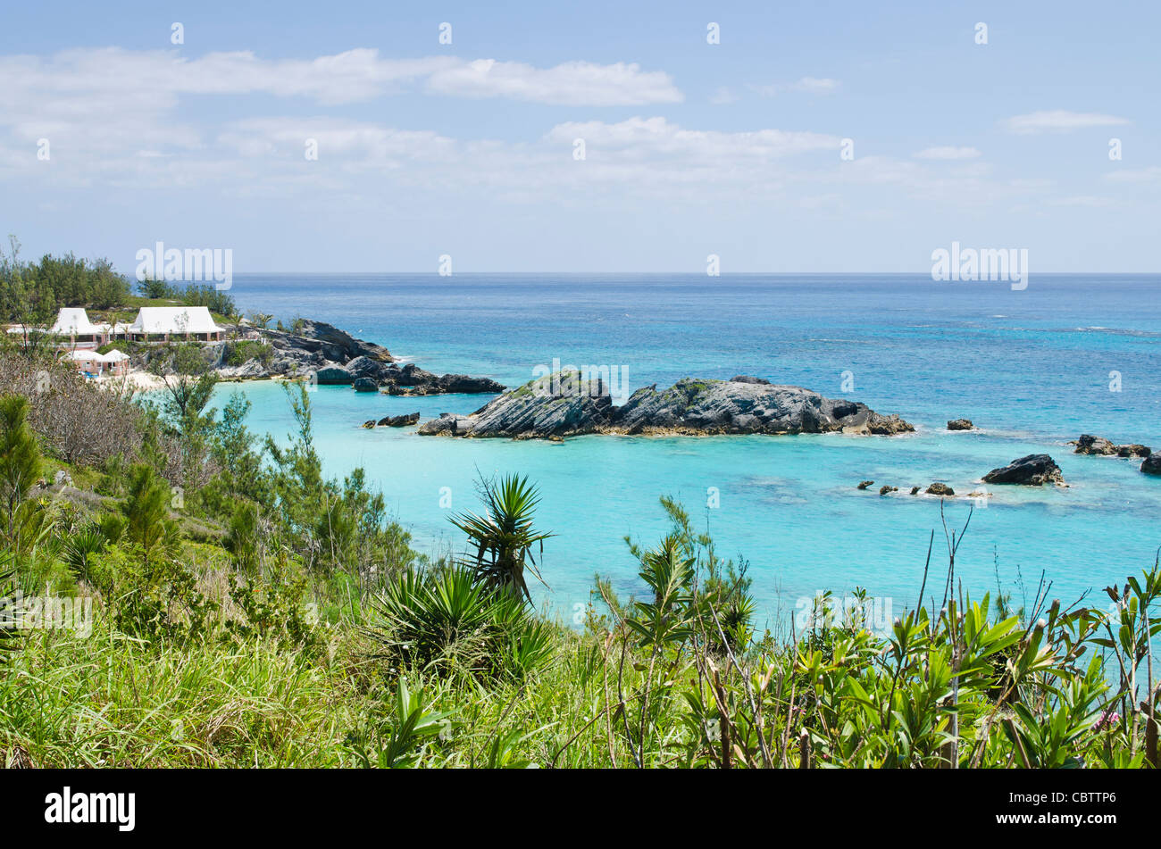 Bermuda. East Bay Whale Beach in Fairmont Southampton Princess Hotel, Bermuda. Stockfoto