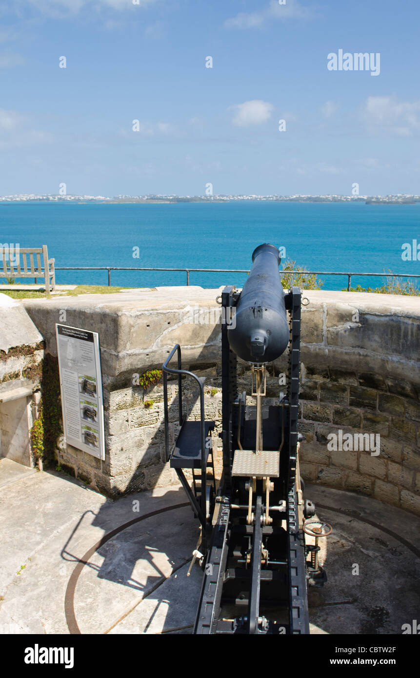 Bermuda. Scaur Wallburg und Park, Bermuda. Stockfoto