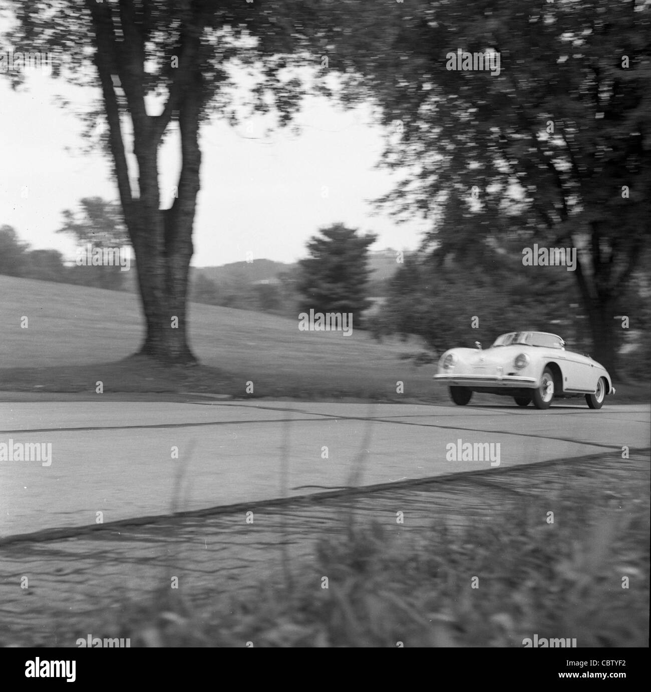 Sports Car Club of America Rennen aus den frühen 1960er Jahren oder Ende der 1950er Jahre. Stockfoto