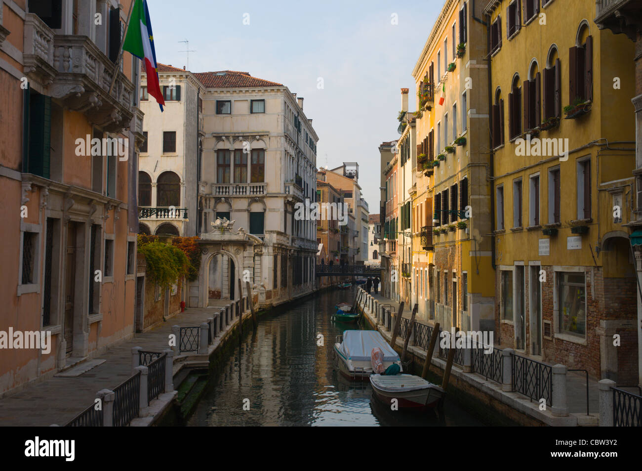 Fondamenta del Rio Marin o dei Garzoti canal San Croce Bezirk Venedig Veneto Region Nord Italien Europa Stockfoto