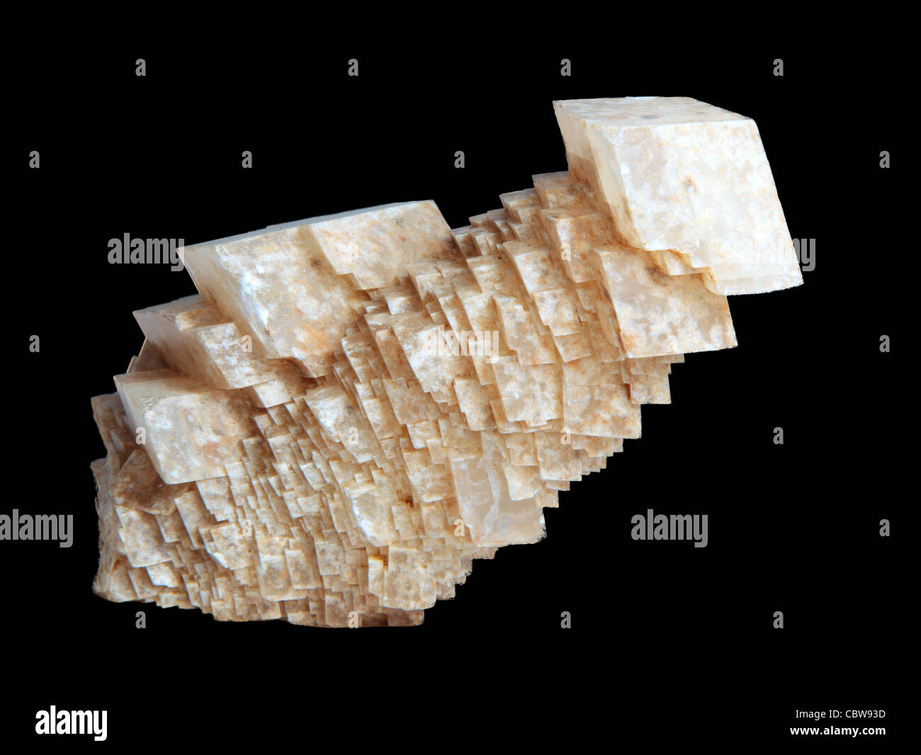 Calcit-mineral Stockfoto