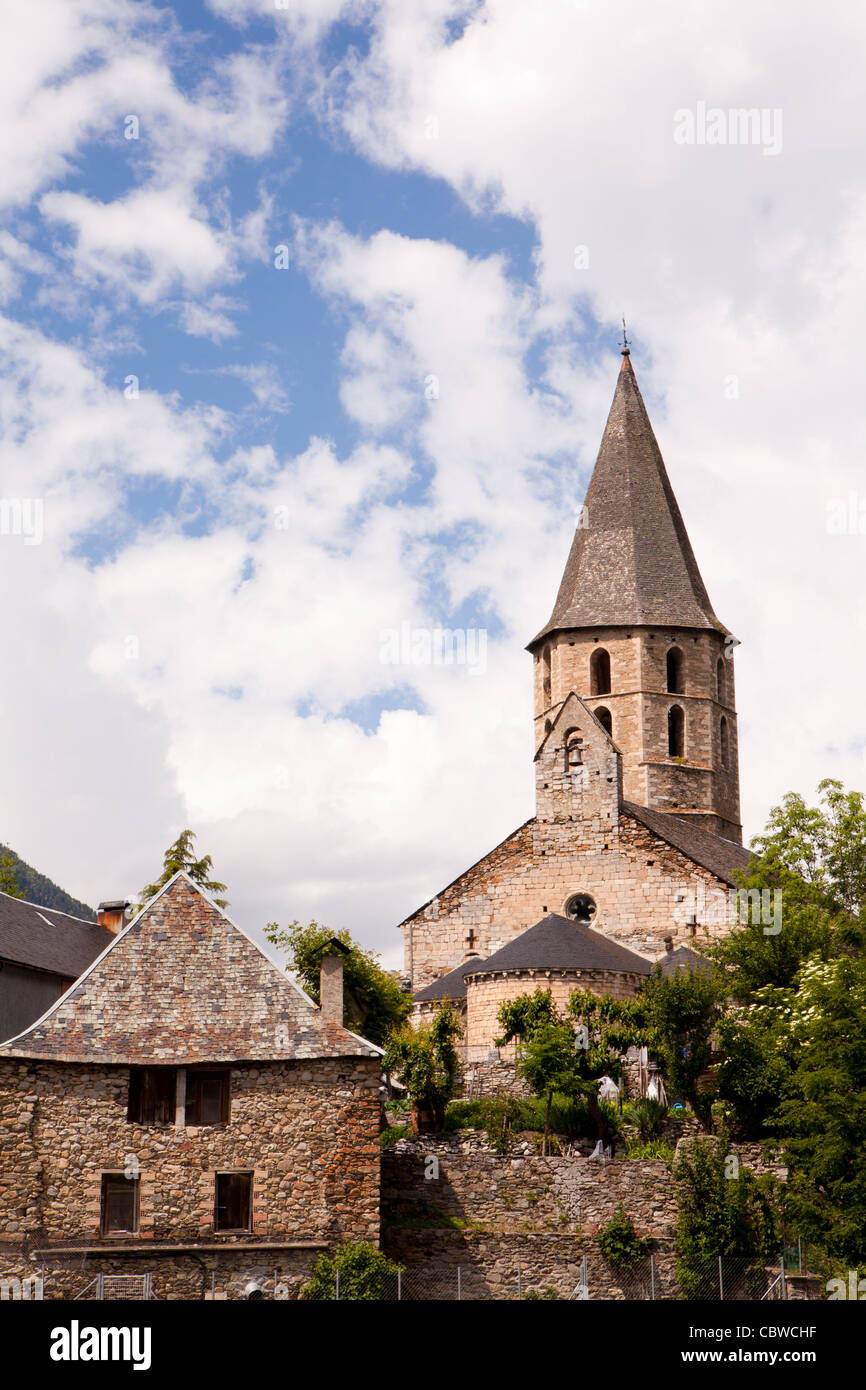 Salardú, Val d ' Aran, Lleida, Spanien Stockfoto
