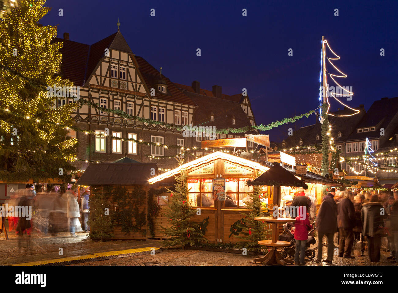 Christmas Market Goslar Germany Stockfotos & Christmas ...